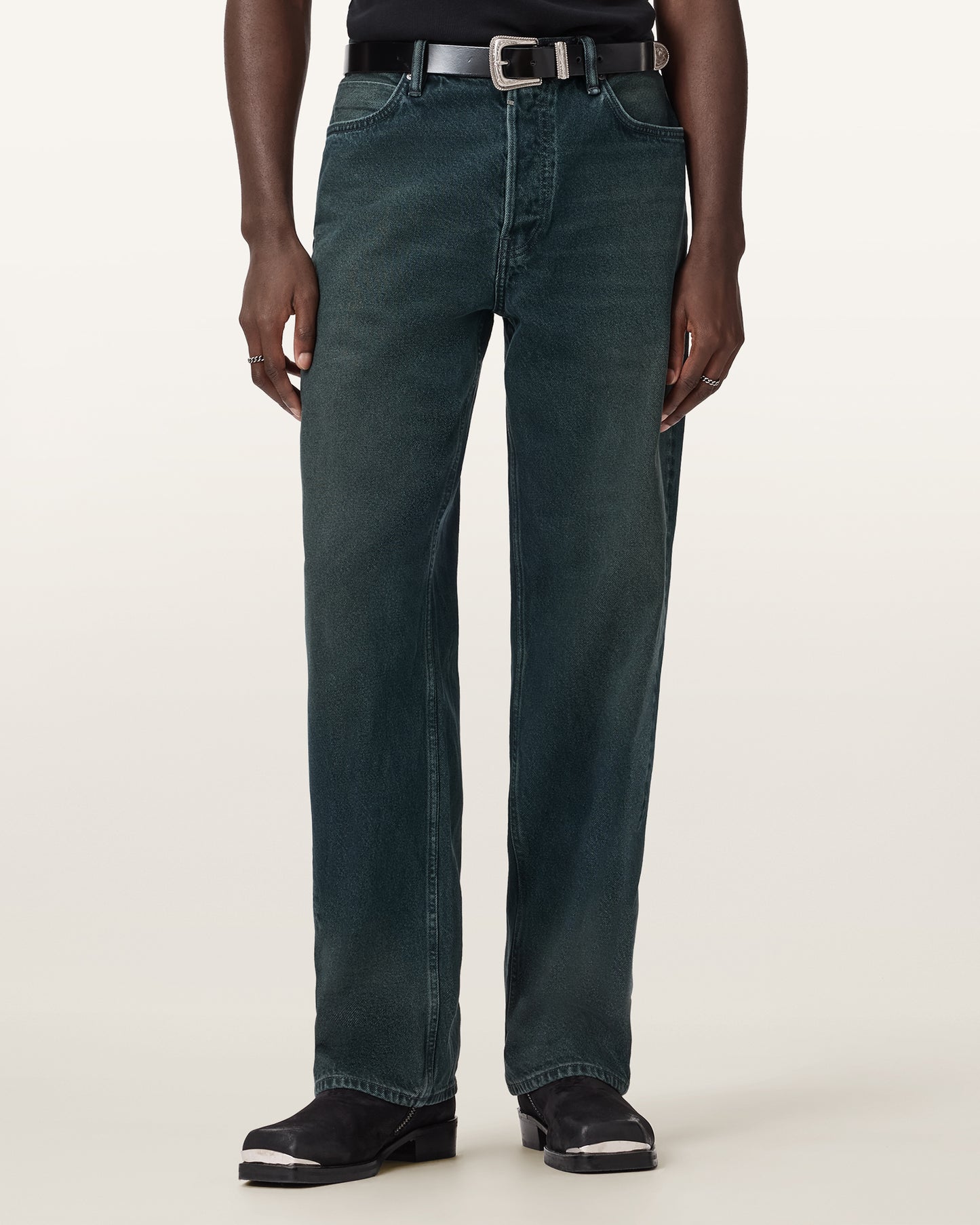 PHANTOM BLUE Color Mullen Jean from AllSaints