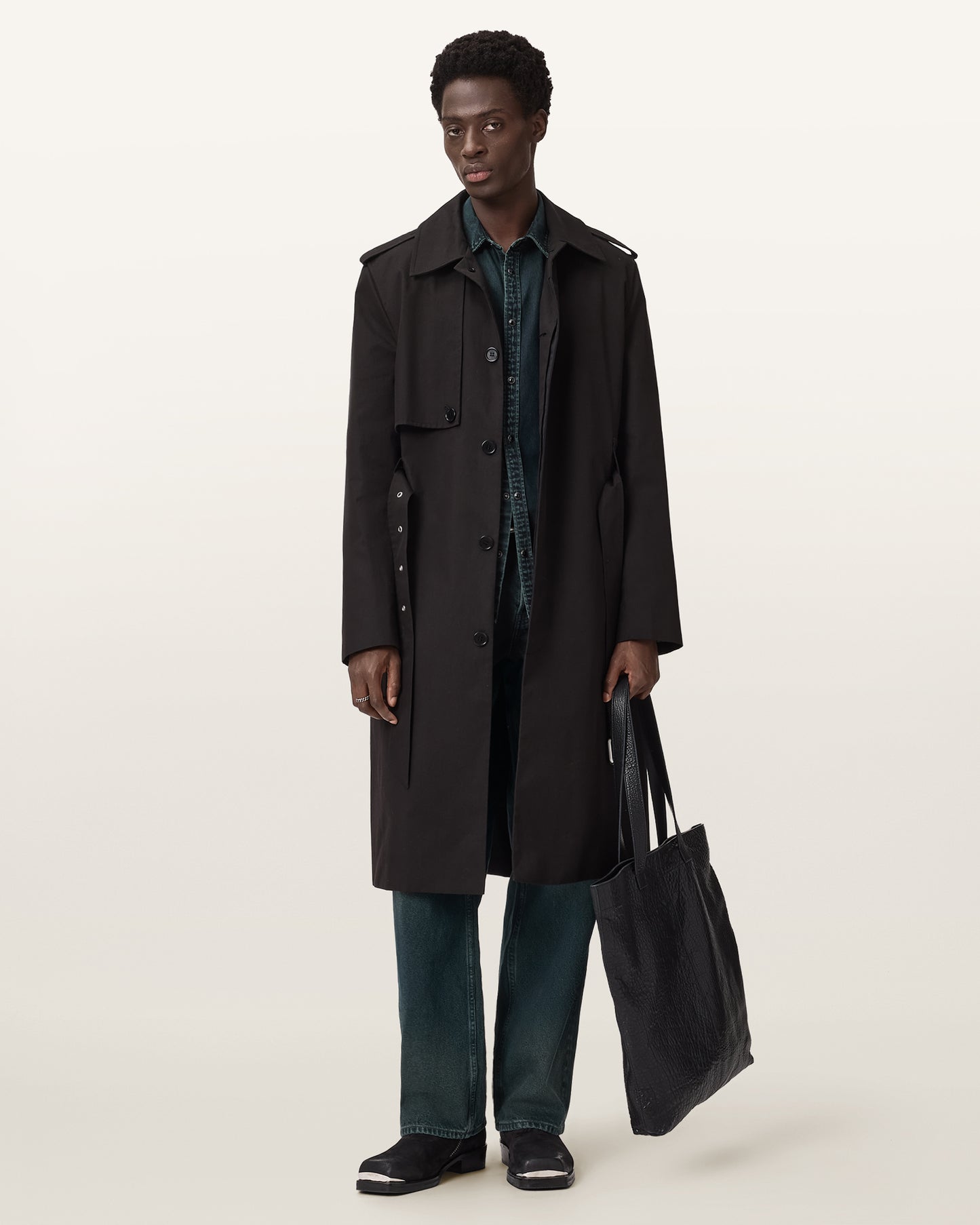 PHANTOM BLUE Color Mullen Jean from AllSaints