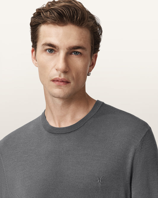 ASHER GREY Color Mode Merino Crew Knit from AllSaints
