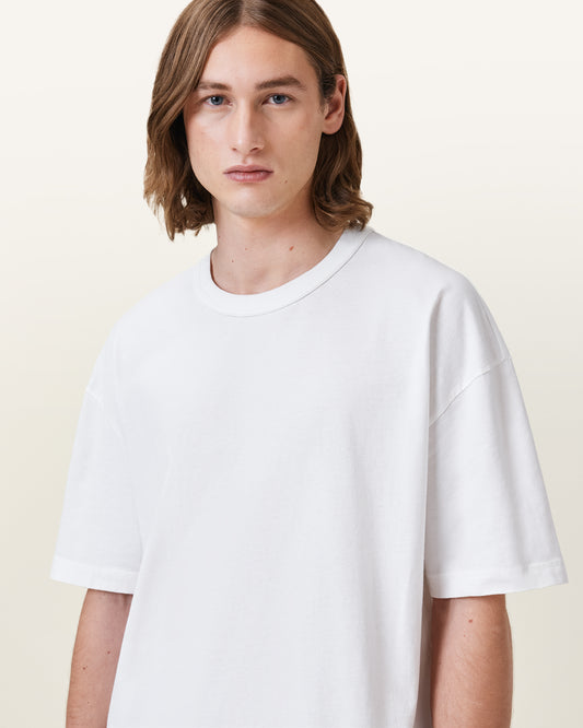 Chalk White Color Sonny SS Crew from AllSaints