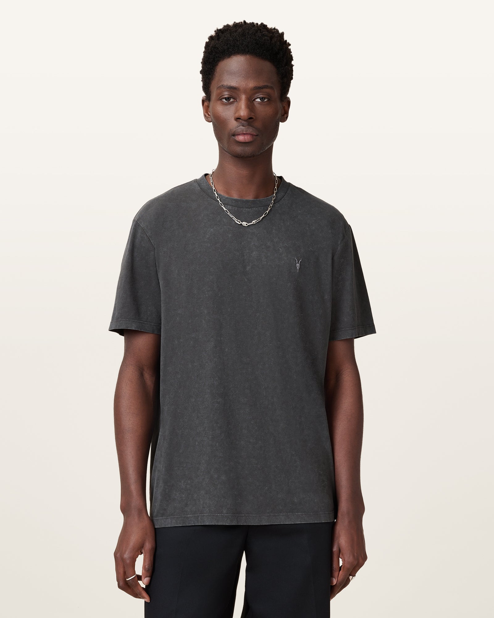 Washed Black Color Saka SS Crew from AllSaints