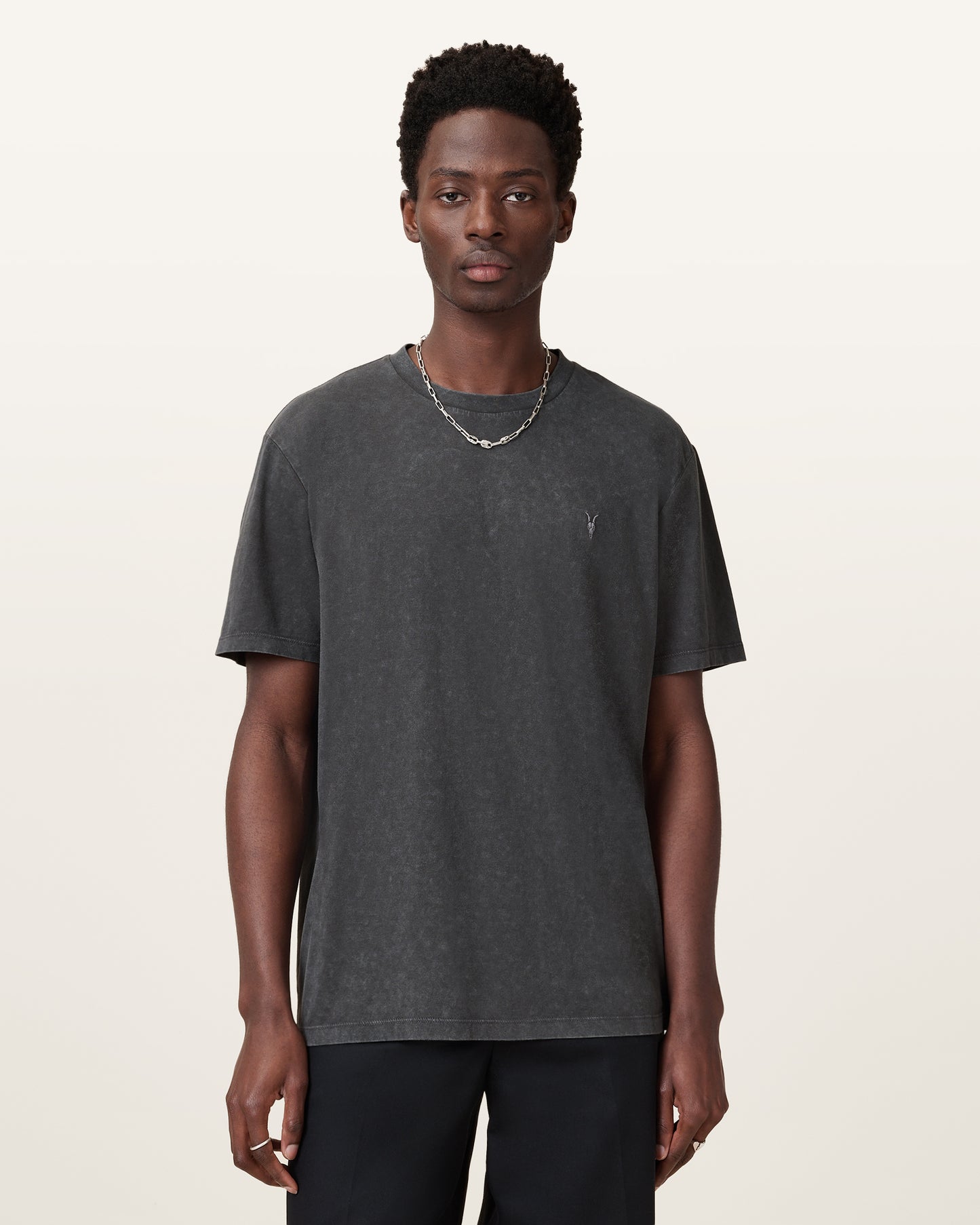Washed Black Color Saka SS Crew from AllSaints
