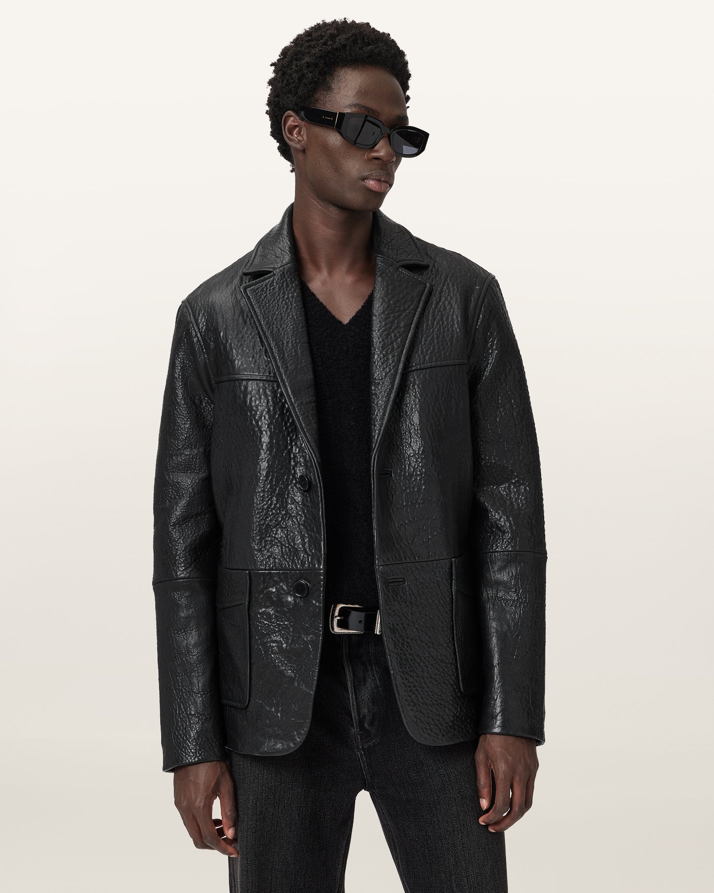 Shadwell Leather Blazer
