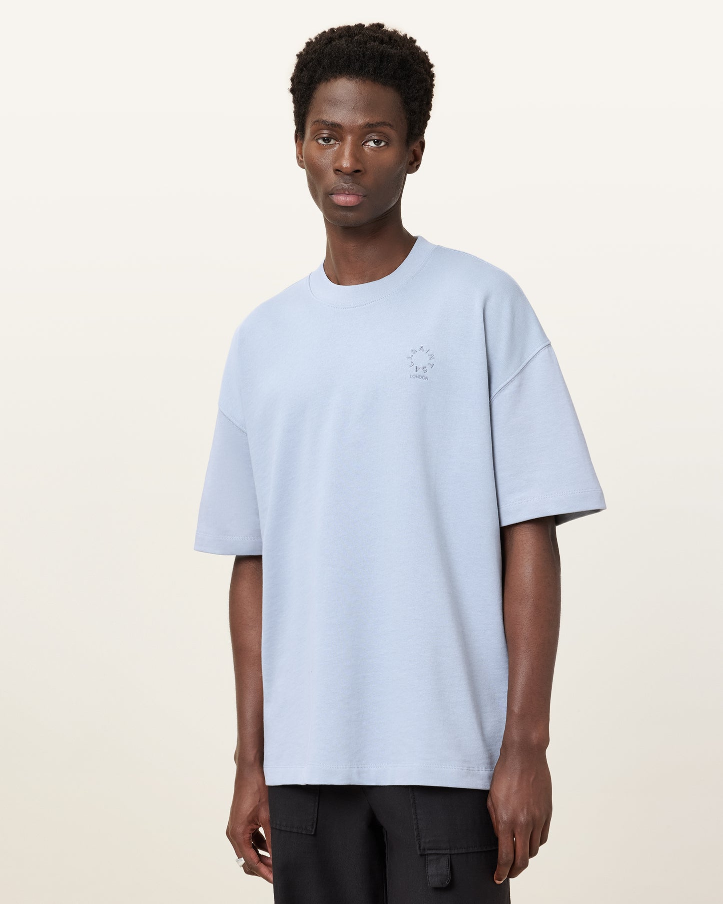 WILLOW BLUE Color Haven SS Crew from AllSaints