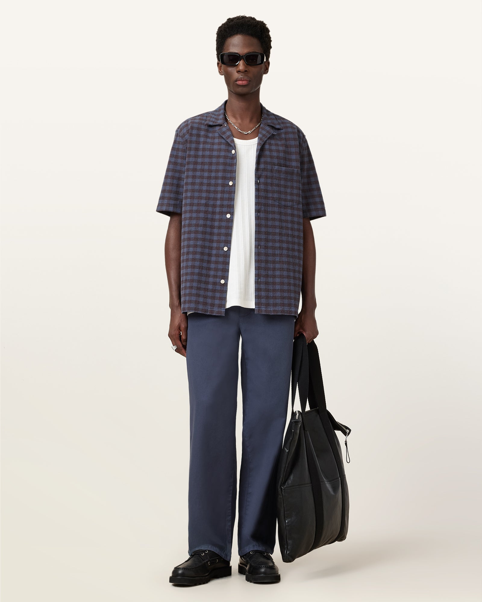 ODYSSEY BLUE Color Hanbury Trouser from AllSaints
