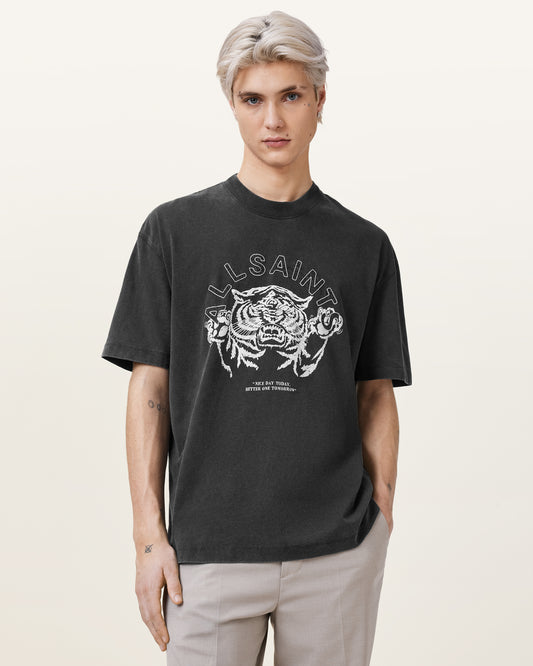 Washed Black Color Better Days SS Crew from AllSaints