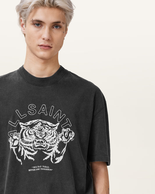 Washed Black Color Better Days SS Crew from AllSaints