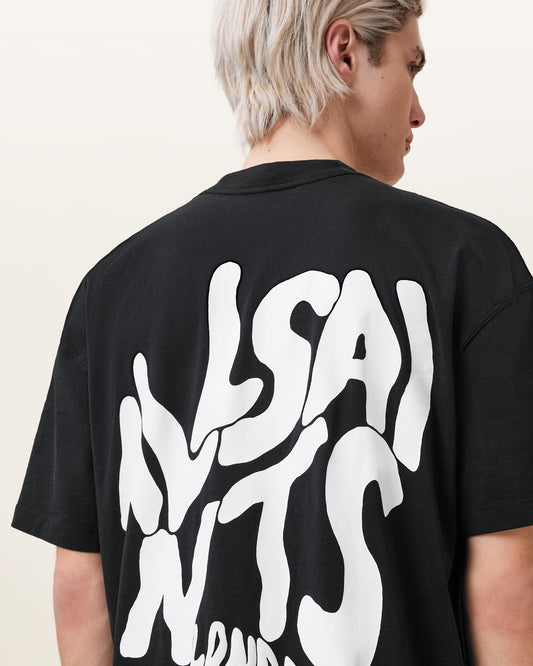 Jet Black Color Orlando SS Crew from AllSaints