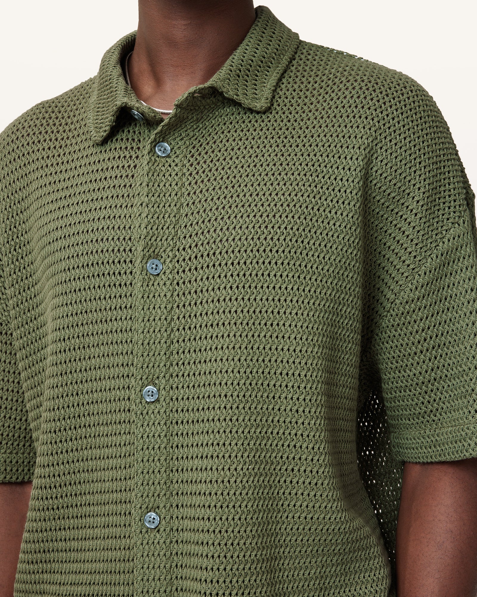 EDEN GREEN Color Munroe SS Shirt from AllSaints