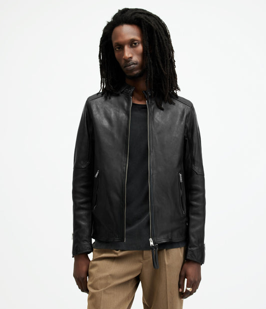 Cora Leather Jacket - AllSaints Hong Kong