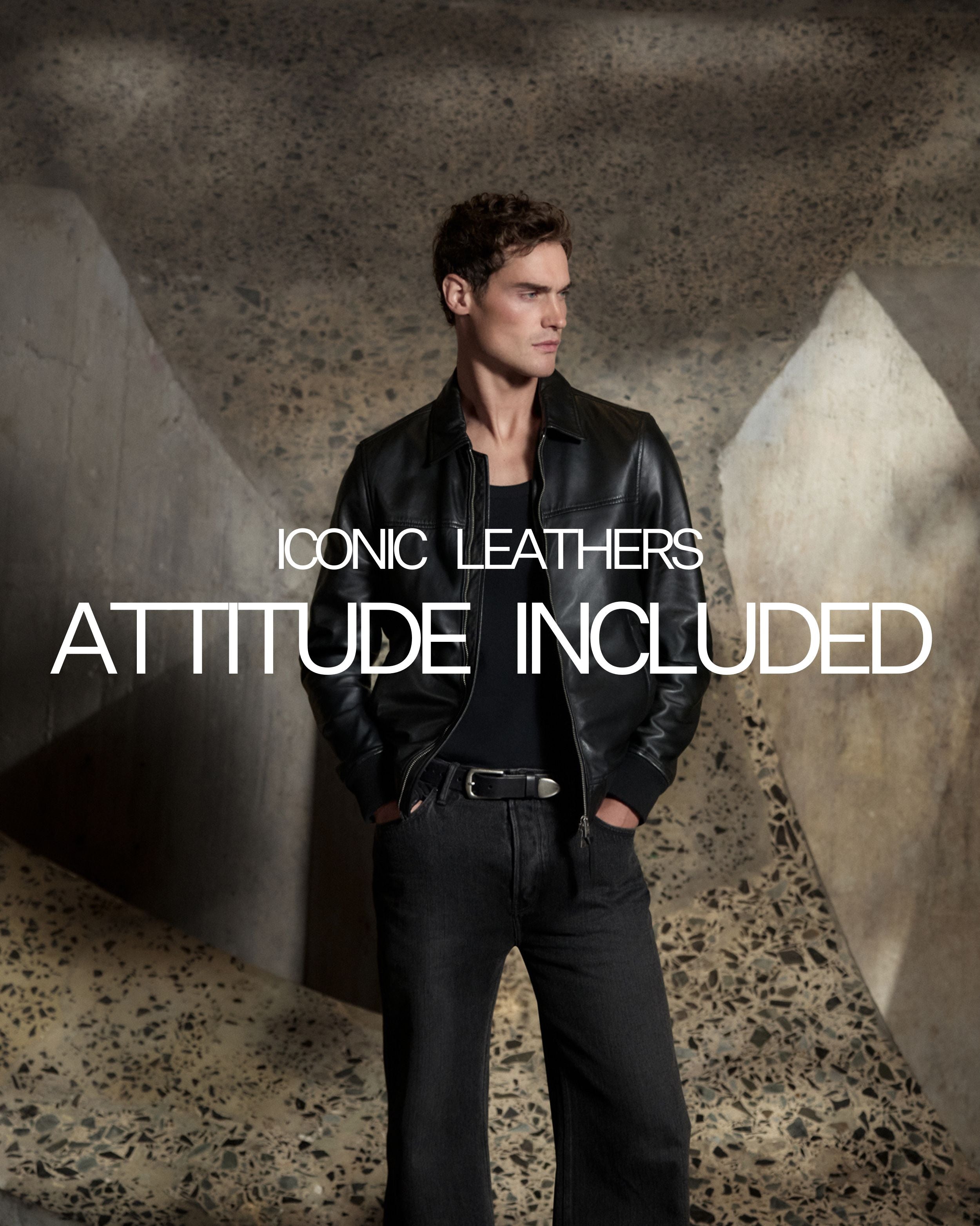 Men Leather Jacket - AllSaints Hong Kong