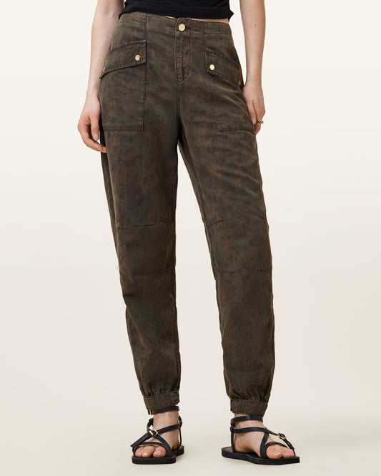 STYX LEO GREEN Color Val Trouser from AllSaints