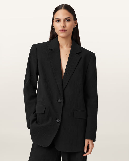 Black Color Essen Blazer from AllSaints