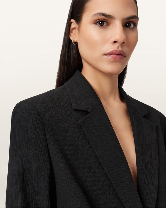 Black Color Essen Blazer from AllSaints