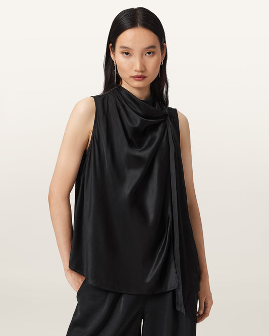 Black Color Herela Top from AllSaints