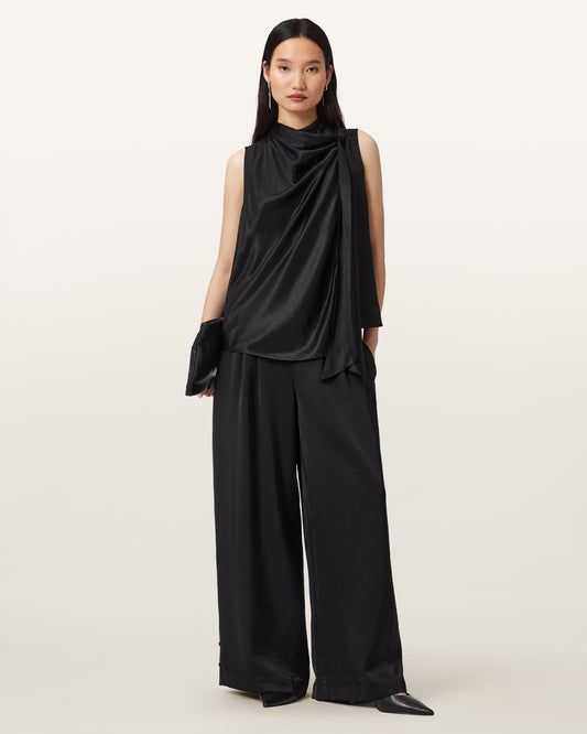 Black Color Leanne Trouser from AllSaints