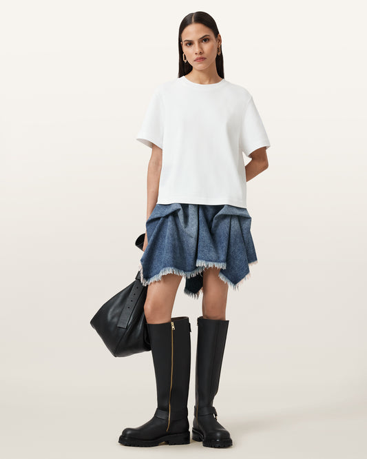 White Color Lisa Tee from AllSaints