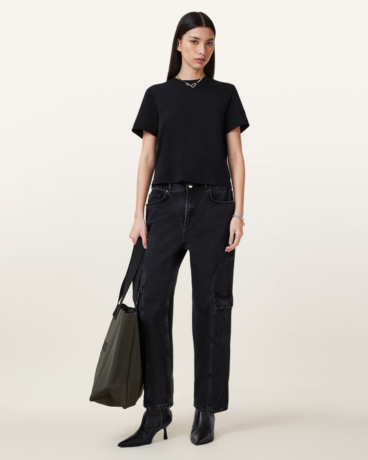Black Color Lisa Tee from AllSaints