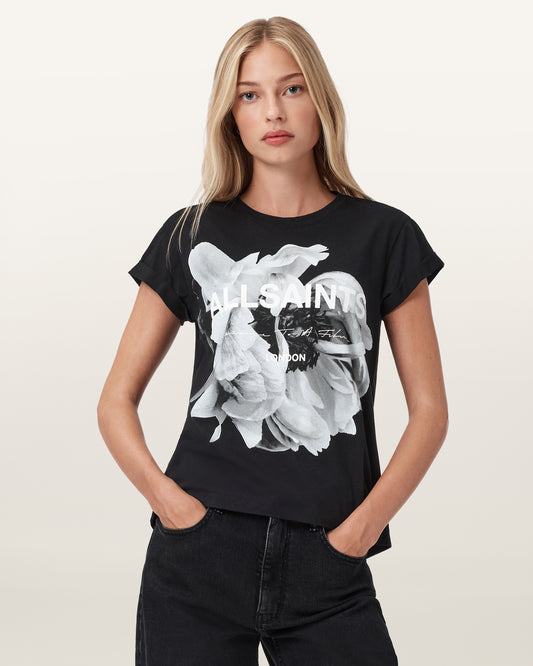 Black Color Lena Anna Tee from AllSaints