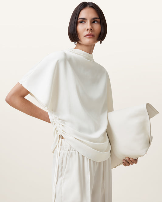 ANTIQUE WHITE Color Leslie Top from AllSaints