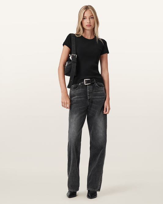 Black Color Gia SS Tee from AllSaints