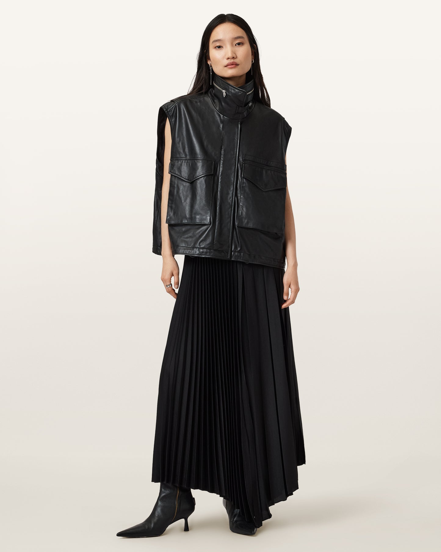 Clay Gilet Leather Jacket