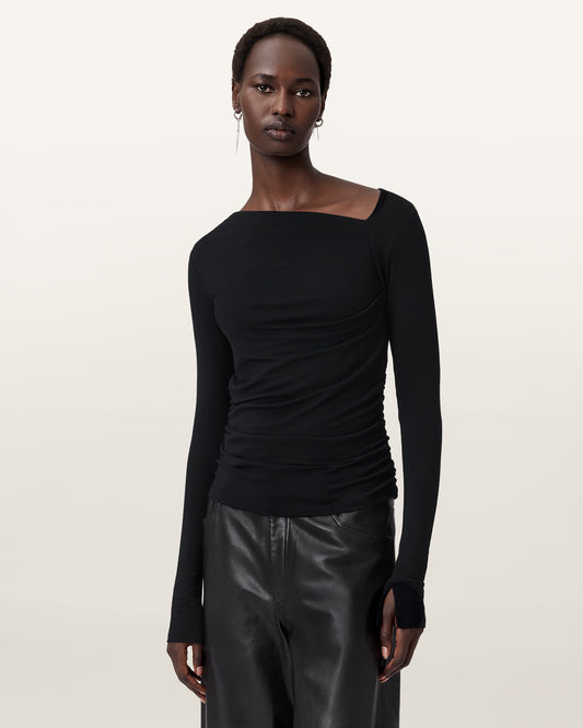 Black Color Seyma Top from AllSaints