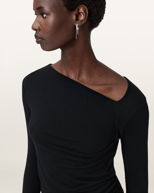 Black Color Seyma Top from AllSaints