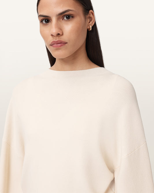 SWAN WHITE Color Sinead Dress from AllSaints