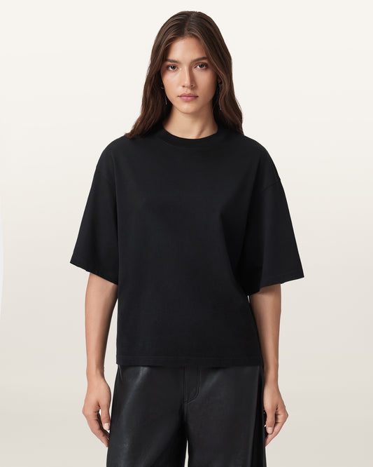 Black Color Craneo Amelie Tee from AllSaints
