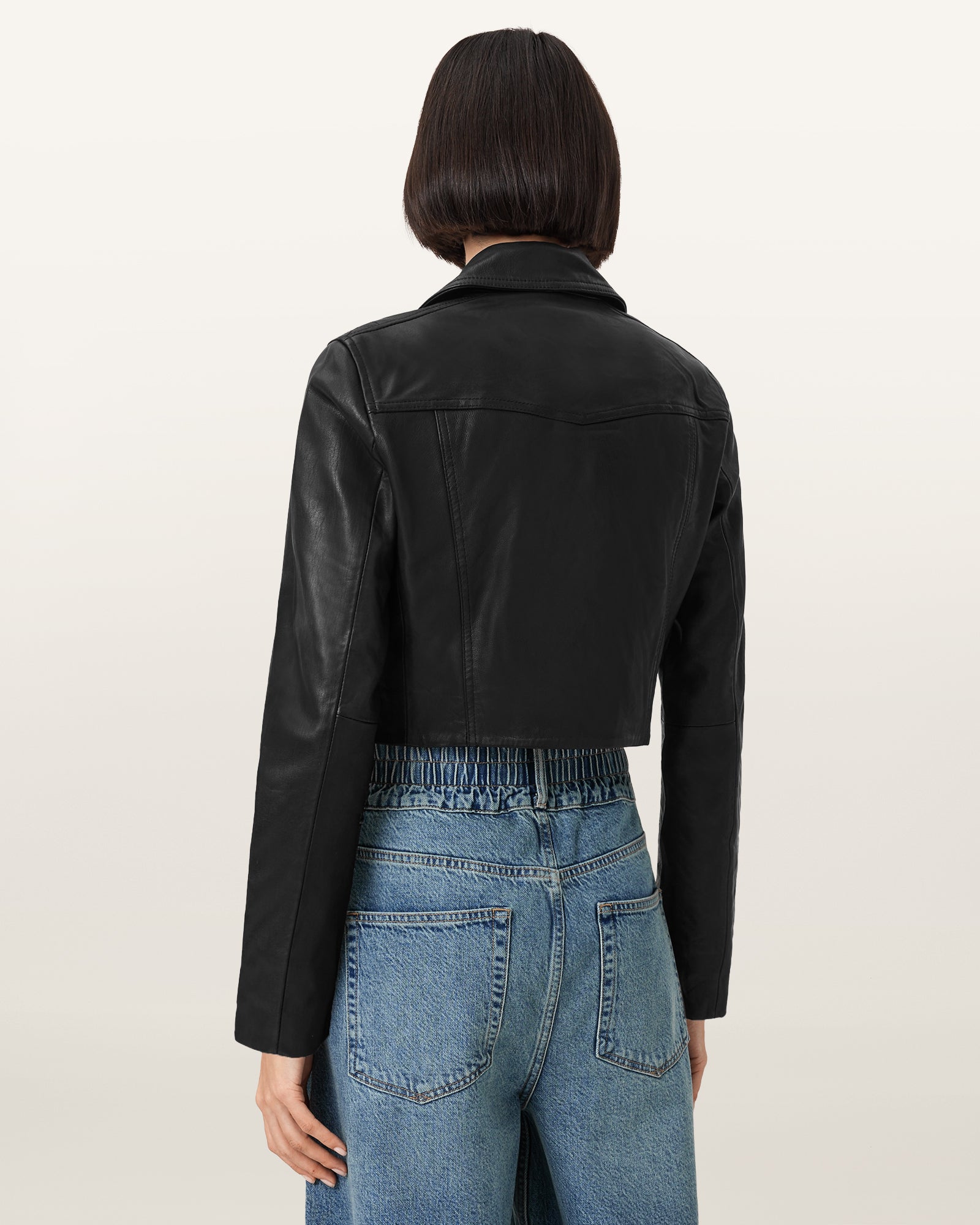 Elora Leather Biker Jacket