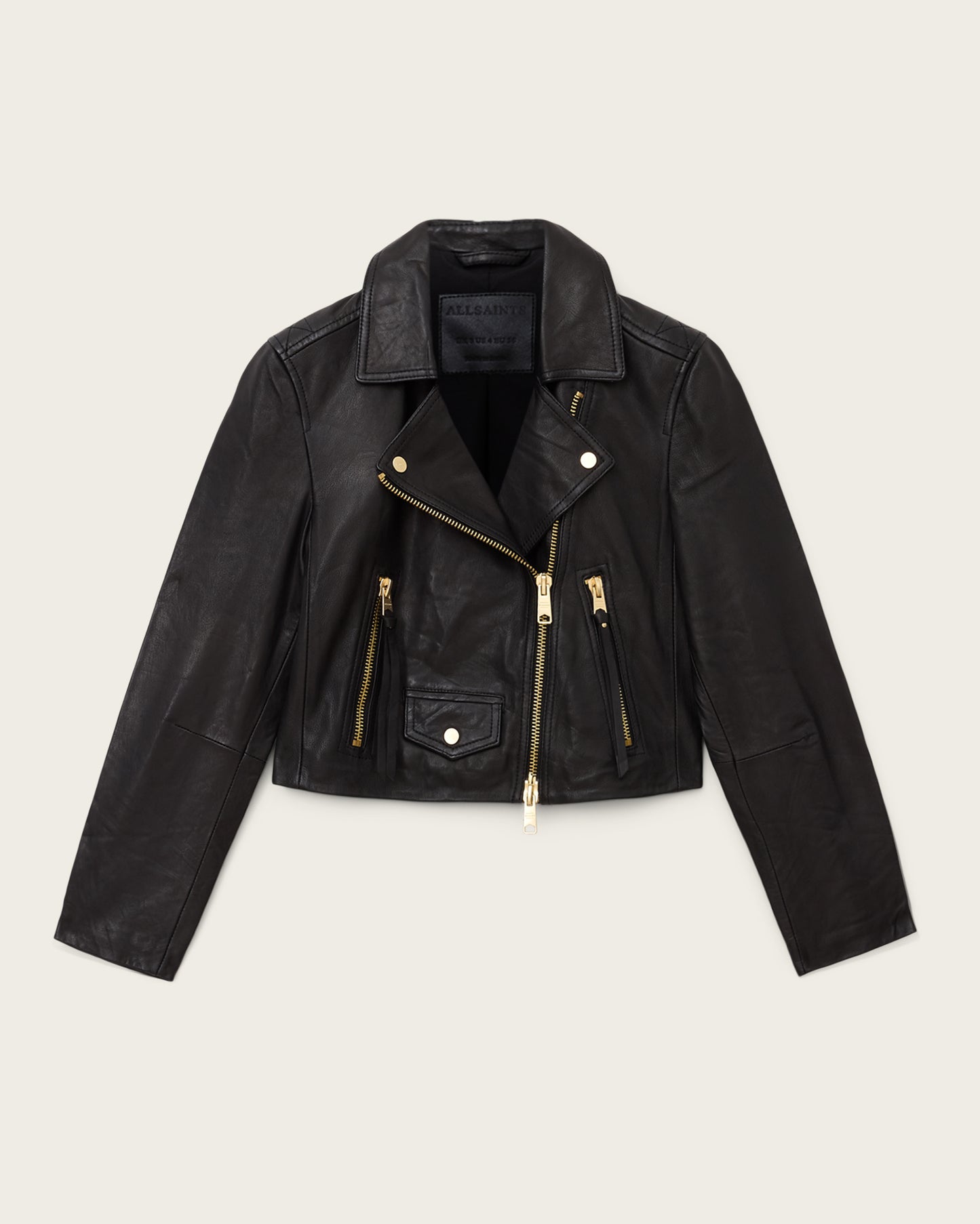 Elora Leather Biker Jacket