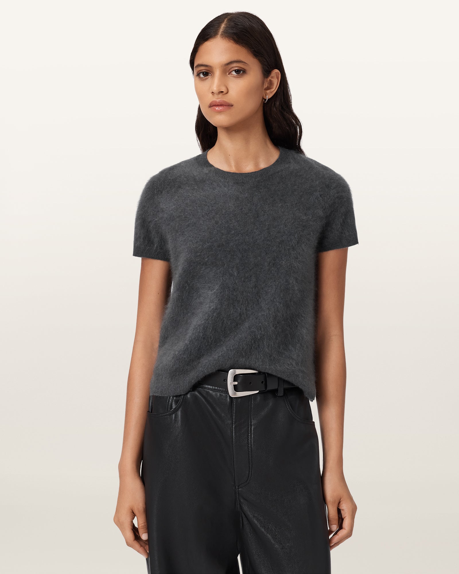 GRAPHITE GREY Color Rebel Tee from AllSaints
