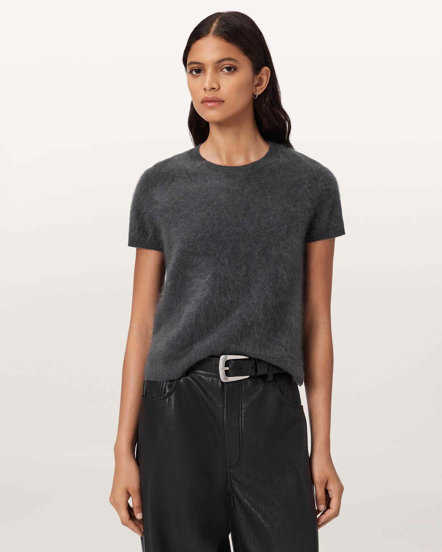 GRAPHITE GREY Color Rebel Tee from AllSaints