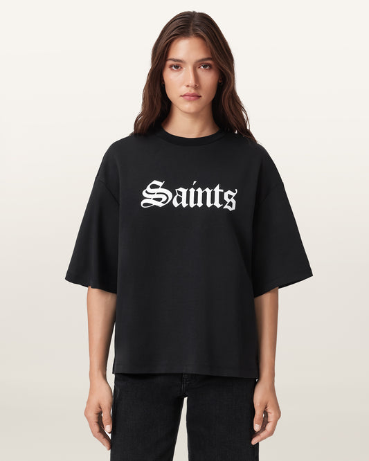 Black Color Saint Amelie Tee from AllSaints