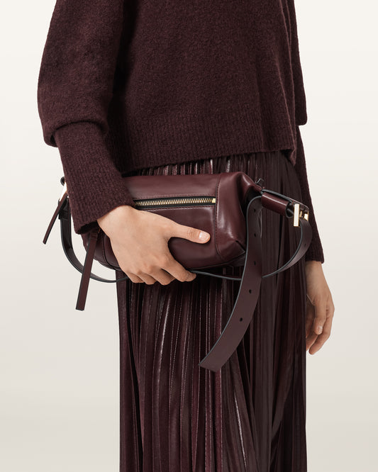 Vega Mini Leather Shoulder Bag
