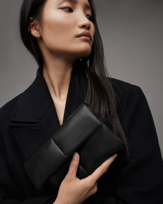 Ezra Leather Quilted Crossbody Bag - AllSaints Hong Kong