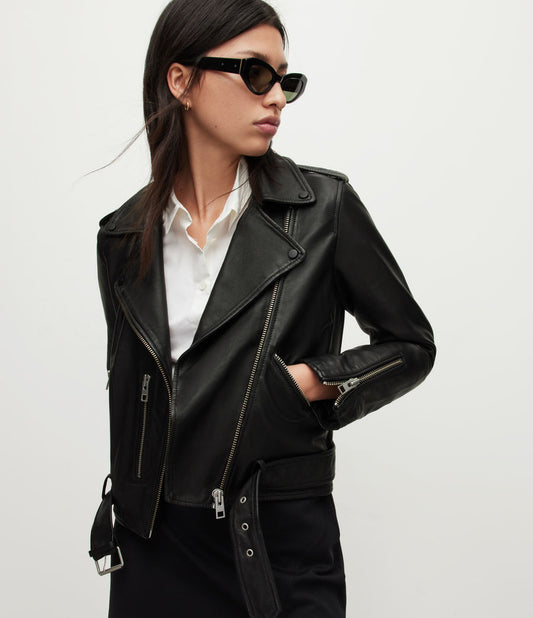 Balfern Biker Leather Jacke - AllSaints Hong Kong