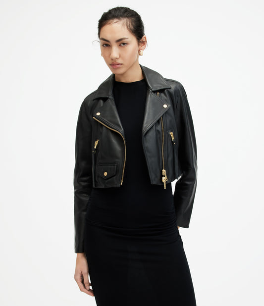 Elora Biker Leather Jacket