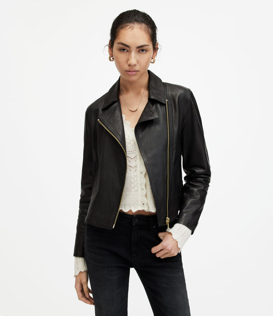 Vela Biker Leather Jacket