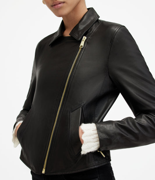 Vela Biker Leather Jacket